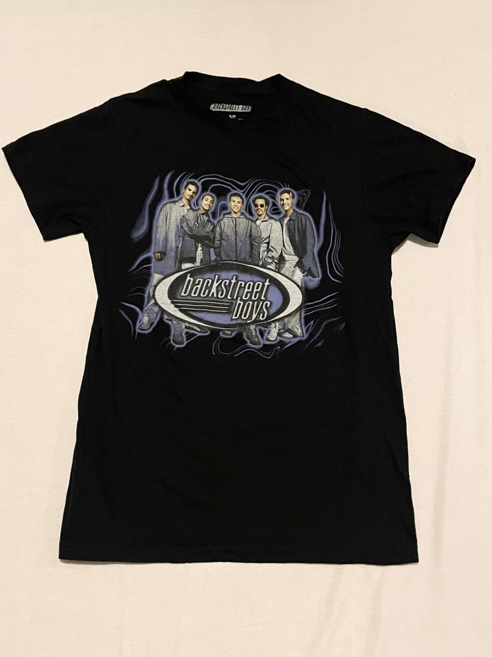 Backstreet Boys Y2K Graphic Band Tee Shirt Black Small